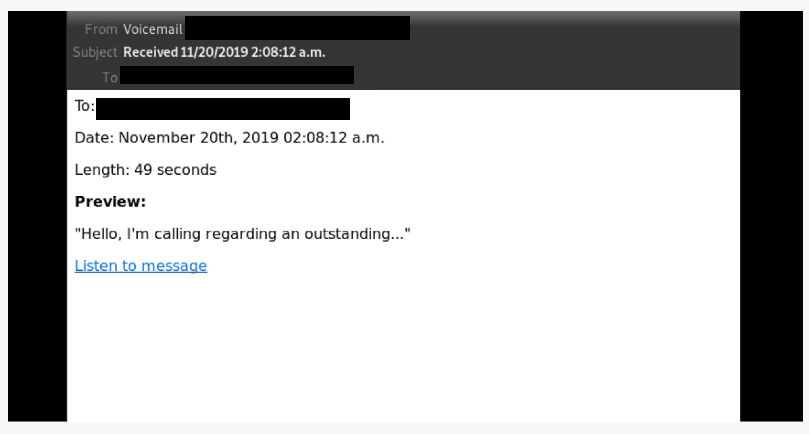 voicemail phishing 3