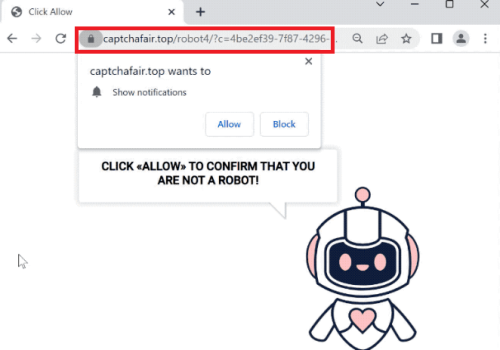 How to remove Captchafair.top virus