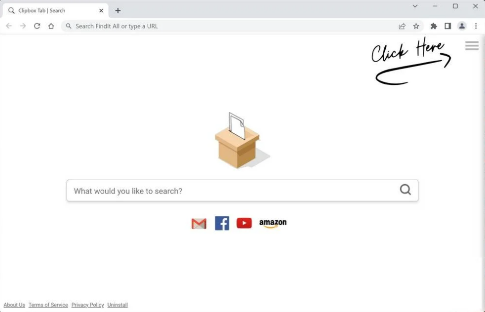Clipbox Tab Browser Hijacker