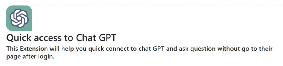 Quick Access to Chat GPT trojan