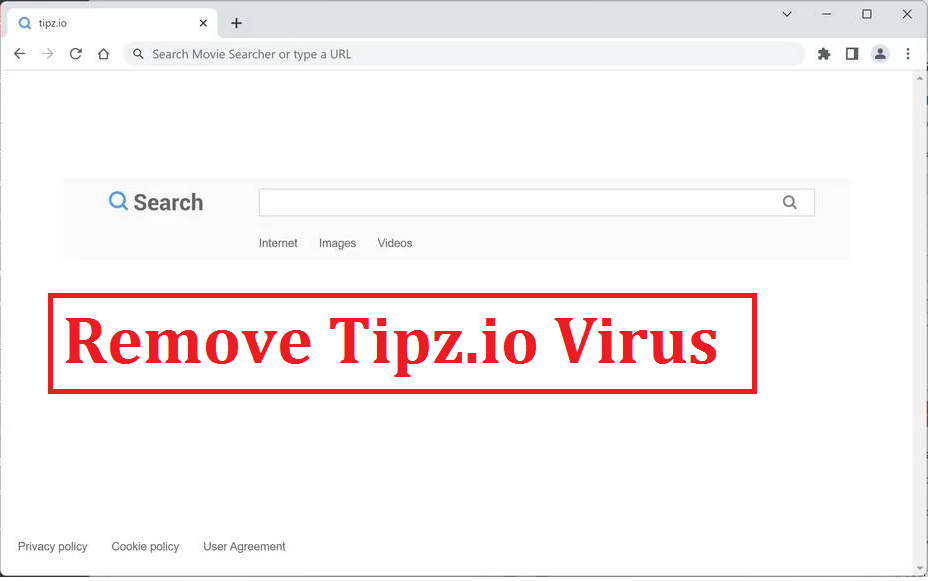 Entfernen Tipz.io Virus