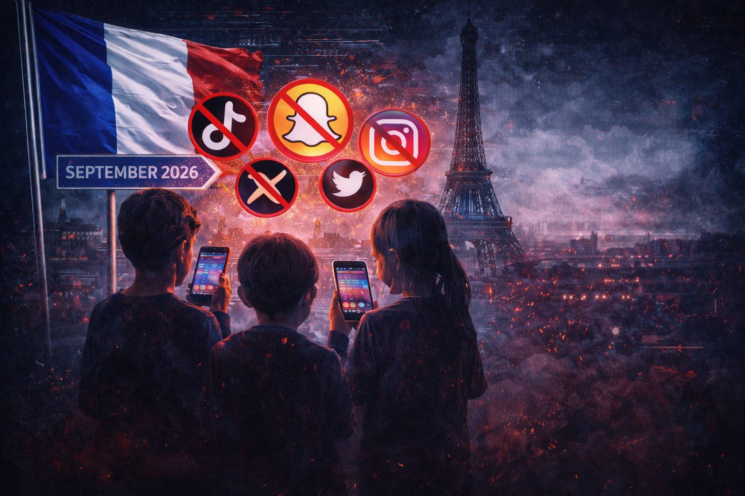 Frankrijk plant een verbod op sociale media voor jongeren onder de 15 jaar vanaf september 2026