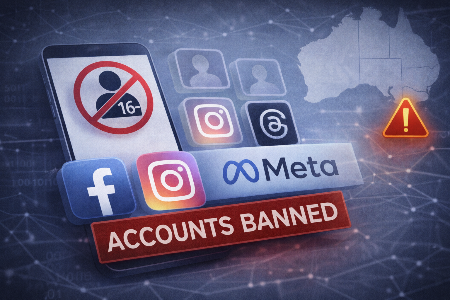 Meta blocca centinaia di migliaia di account sotto il divieto sui social media in Australia