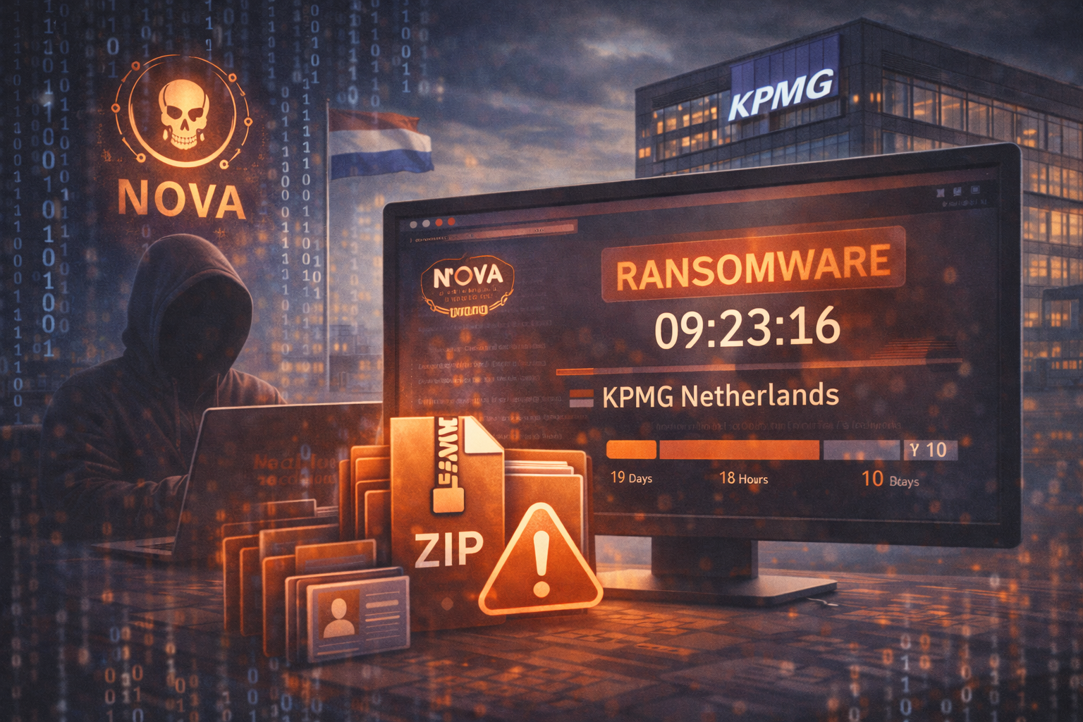 Il gruppo ransomware Nova sostiene un attacco a KPMG Paesi Bassi
