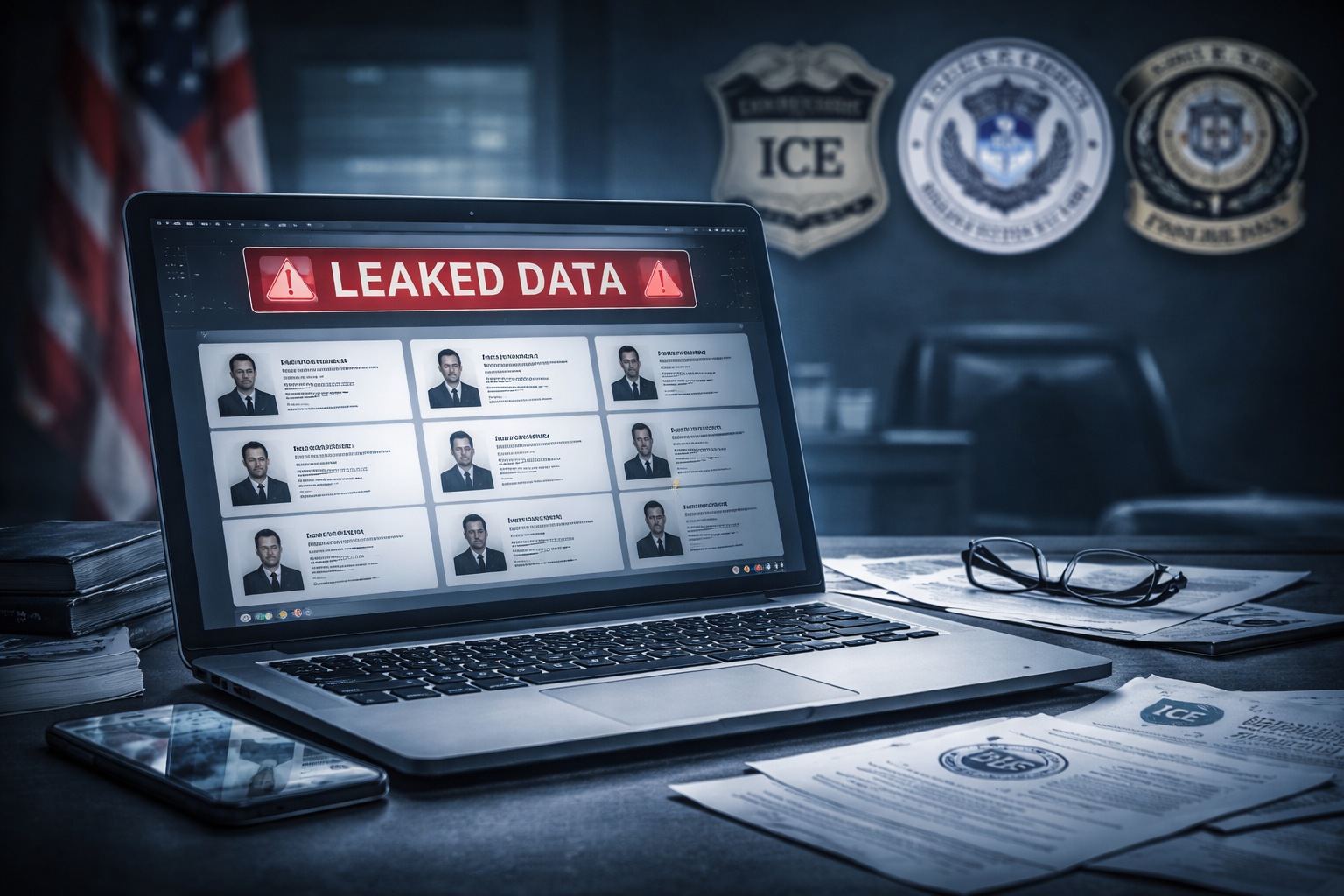 Persoonlijke gegevens van ICE- en grenspolitieagenten online geplaatst