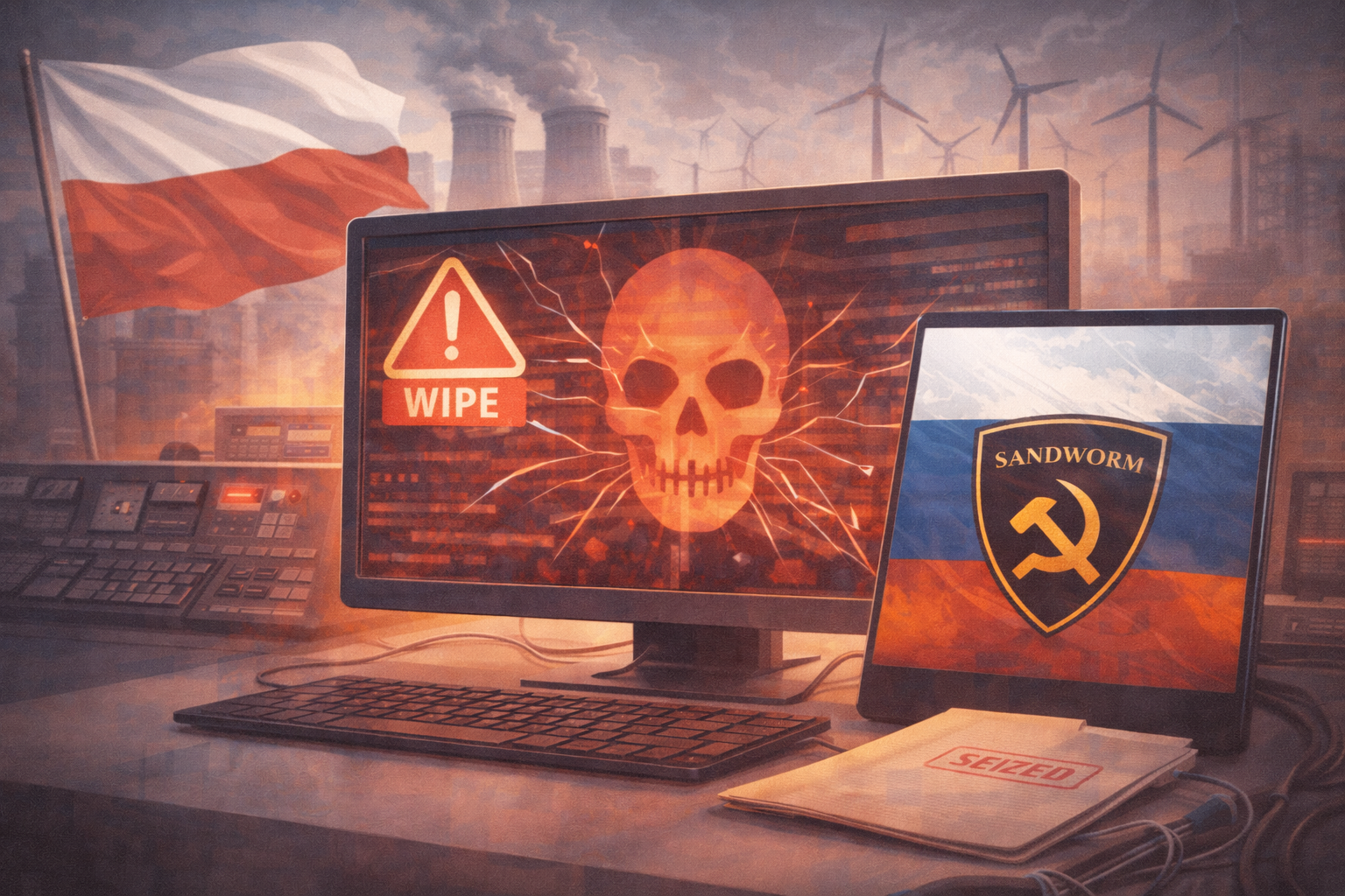 Gusano de arena vinculado al fallido ataque de limpiaparabrisas a los sistemas energéticos de Polonia