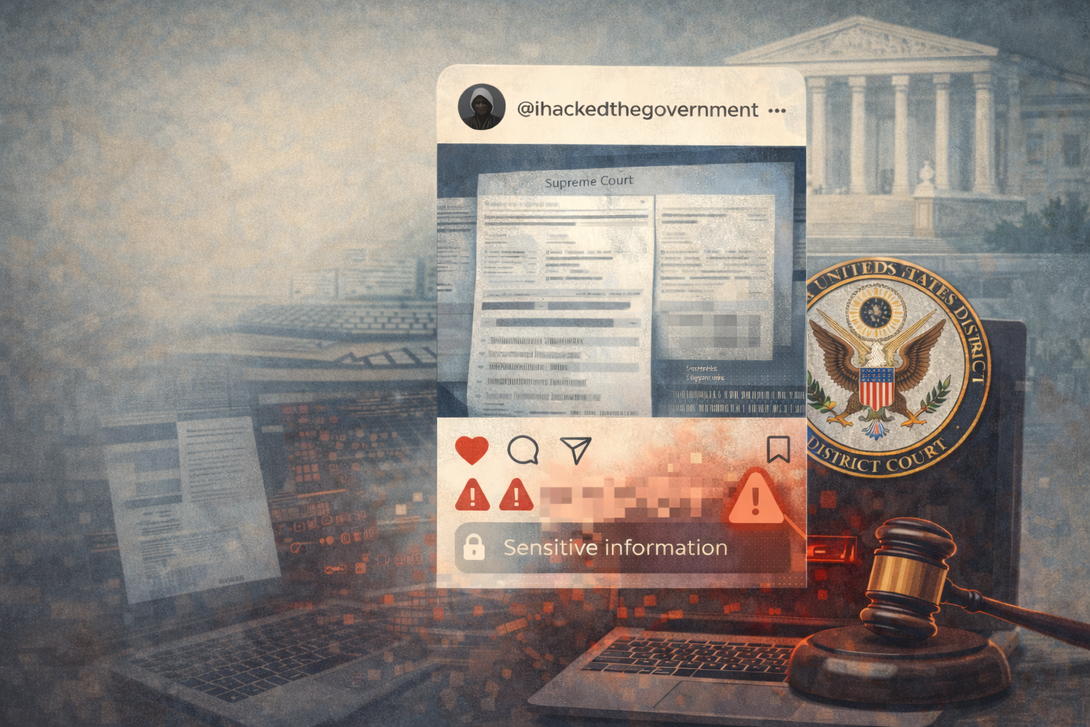 Житель Теннесси признал себя виновным в утечке украденных данных Верховного суда в Instagram