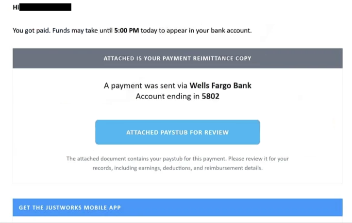 Remove “Wells Fargo – Attached is your payment remittance copy” phishing email