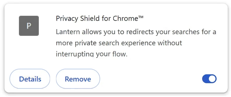 Eliminar search.lanternprivasearch.com redirección