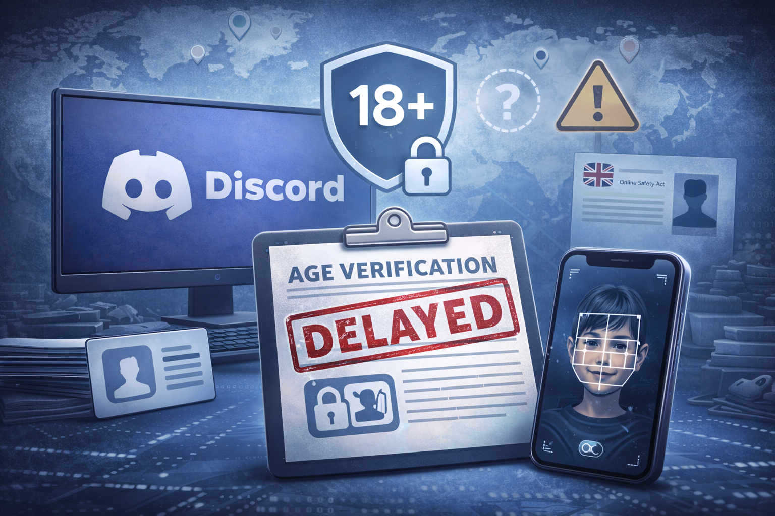 Discord atrasa o lançamento global da verificação de idade