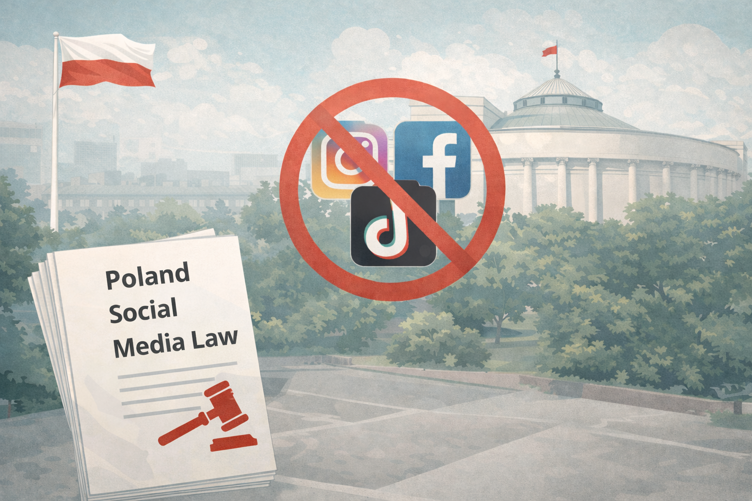 A Polônia é o próximo país a considerar o bloqueio de redes sociais para crianças menores de 15 anos