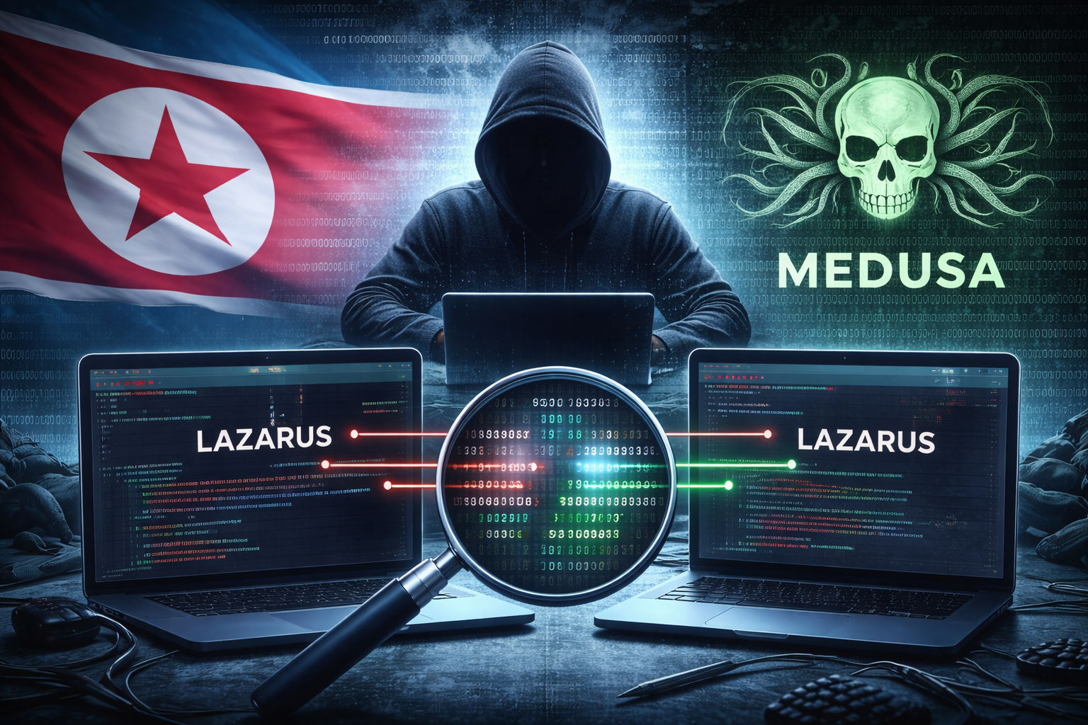 Исследователи выявляют технические связи между Lazarus и программой-вымогателем Medusa