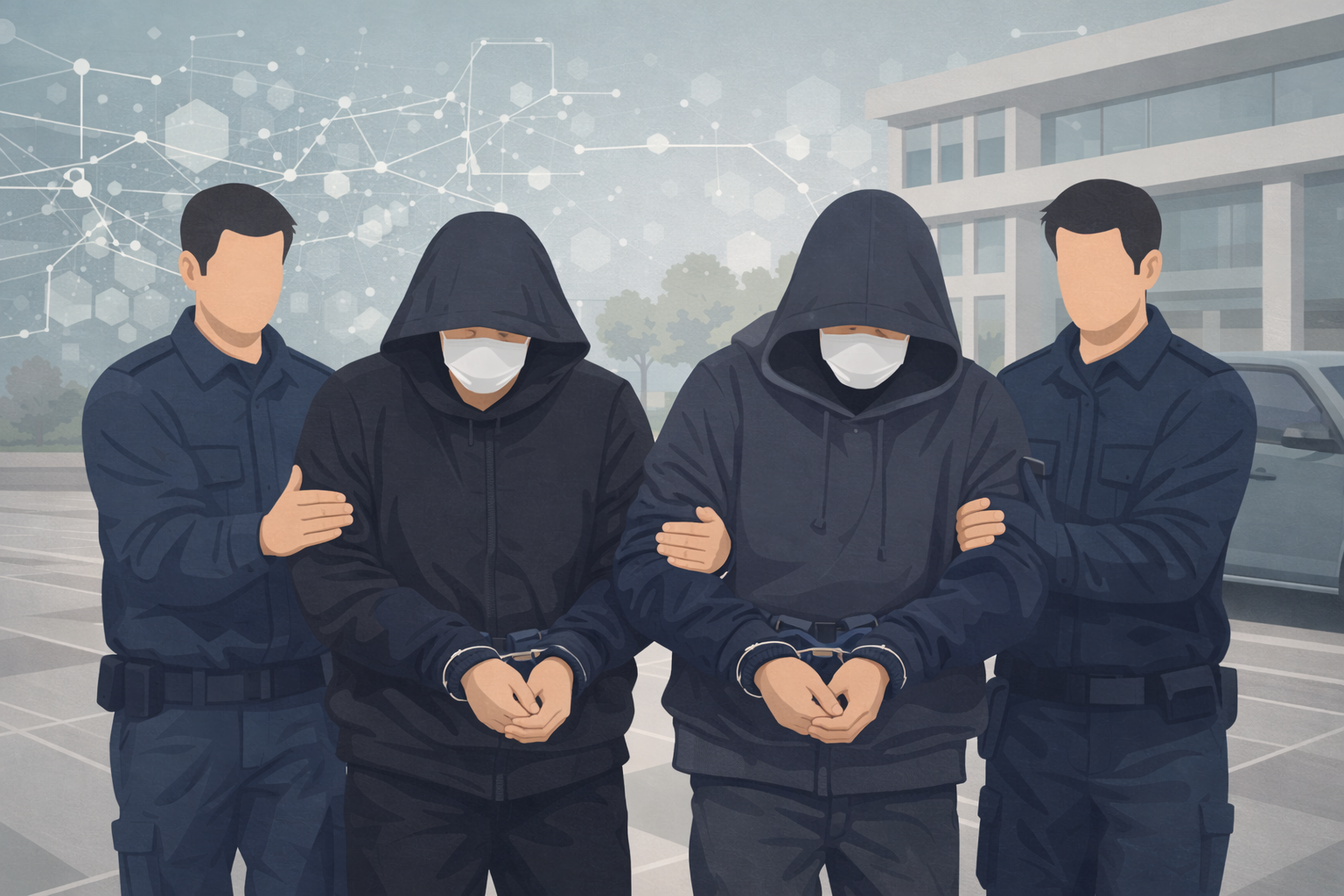 South Korean police detain two suspects over seized bitcoin theft