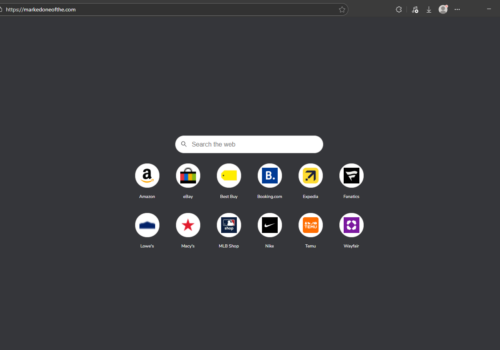 Remove markedoneofthe.com redirect