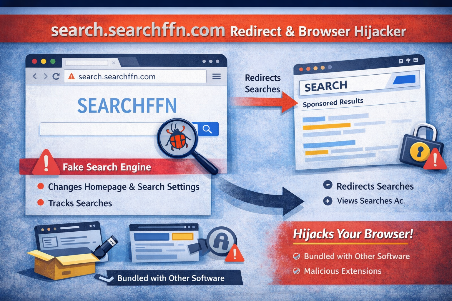 Verwijder search.searchffn.com stuur door