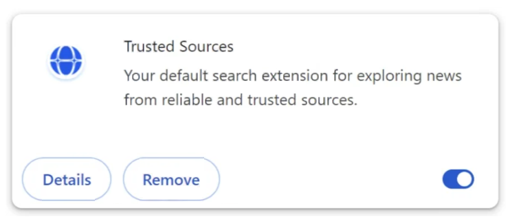Supprimer trustedsourcessearch.com redirection