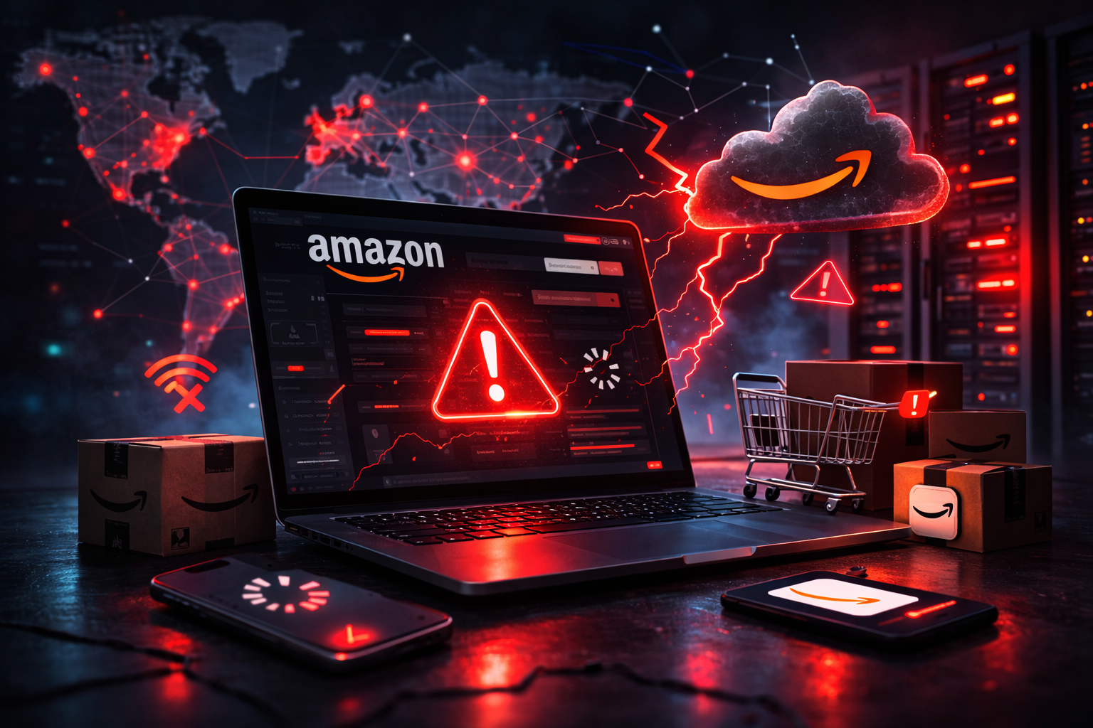 Queda da Amazon atrapalha as compras para milhares de usuários dos EUA