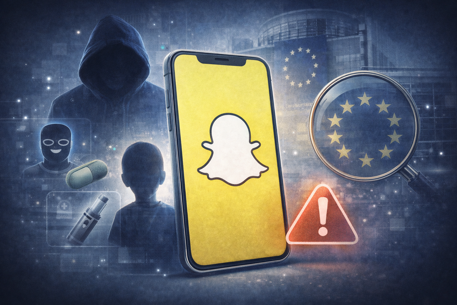 La UE investiga Snapchat por preocupaciones sobre la seguridad infantil y contenido ilegal