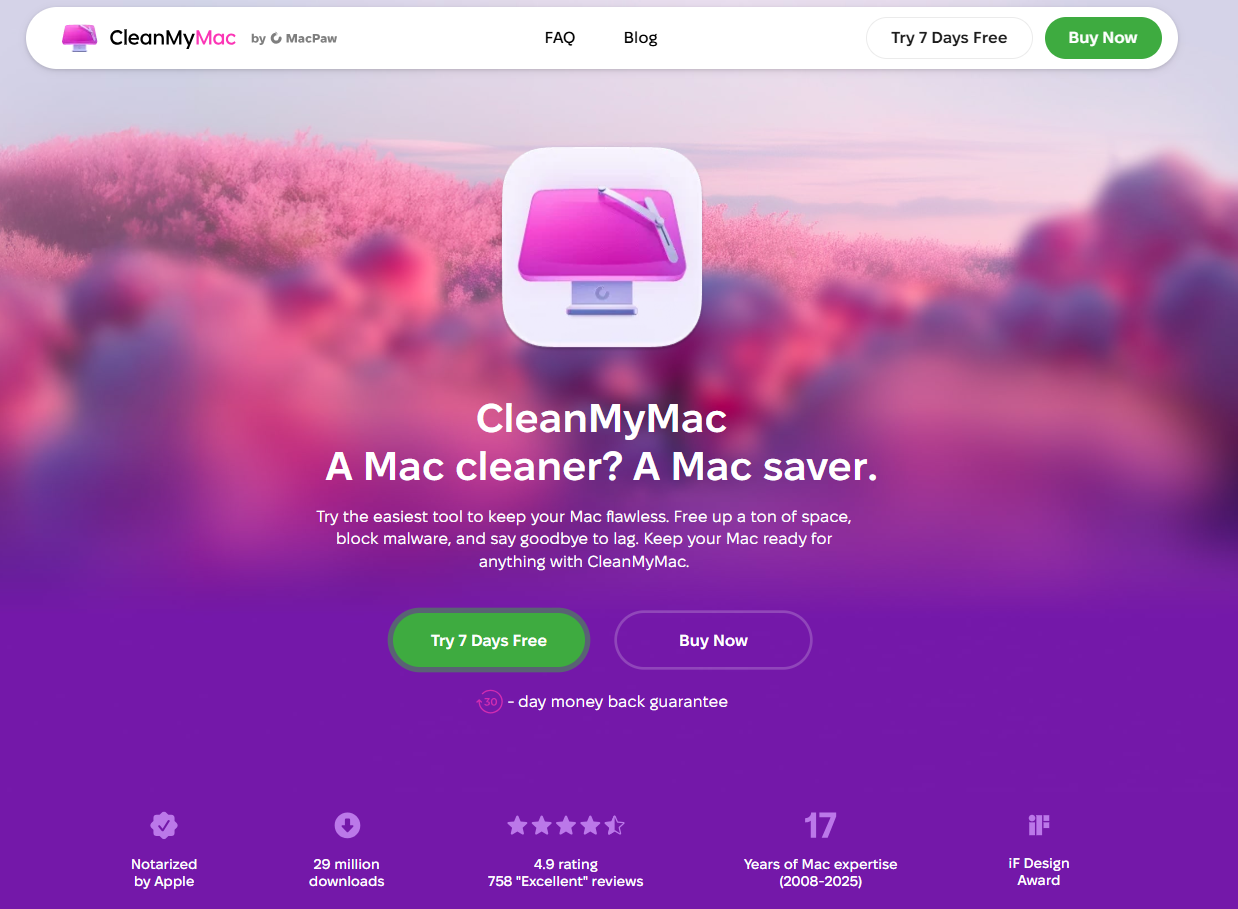 Un falso sito web di CleanMyMac diffonde malware su macOS e ruba dati sensibili