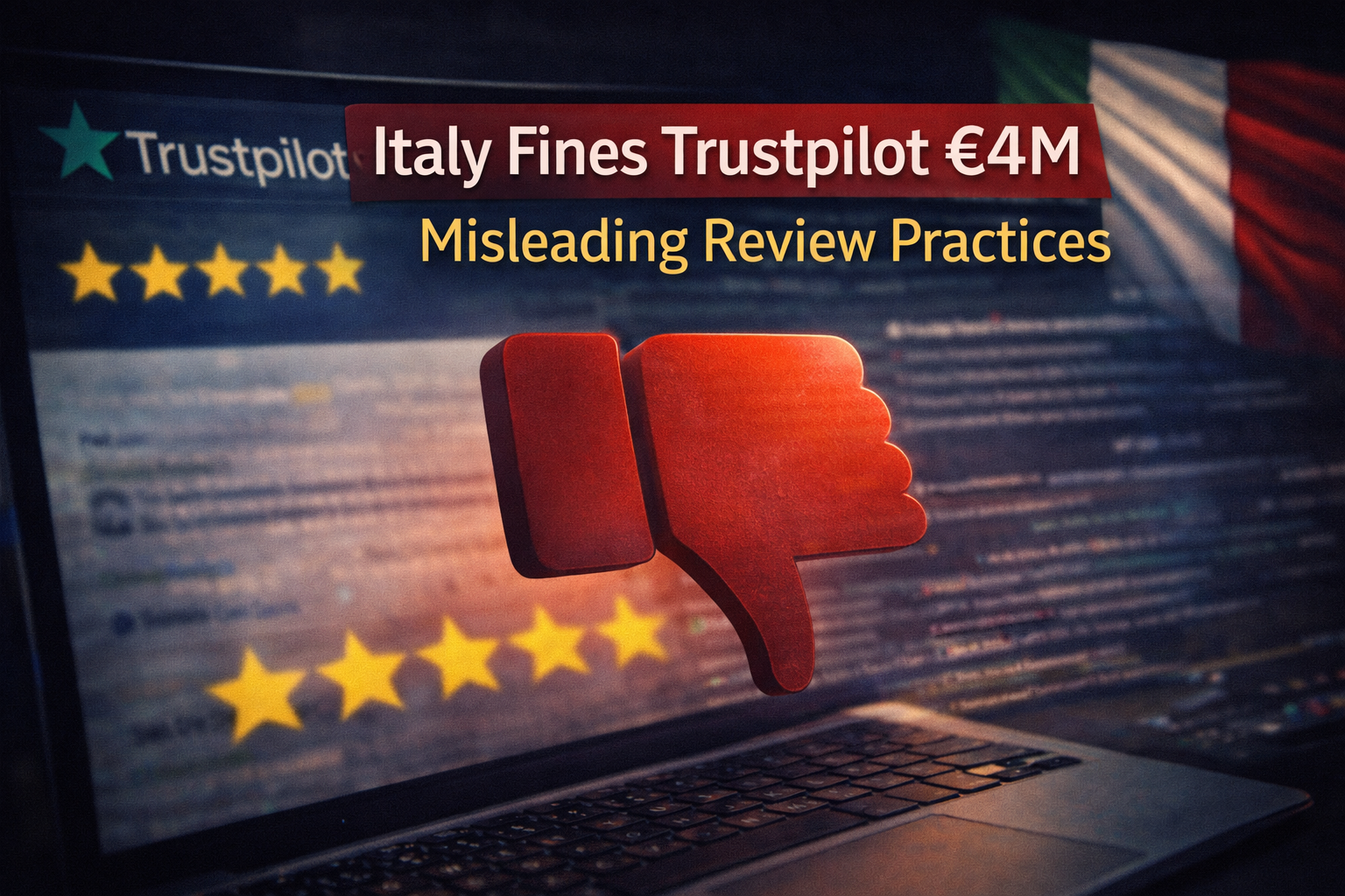 Italy fines Trustpilot €4 million over misleading review practices