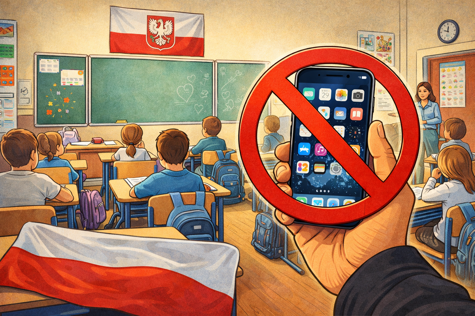 Poland plans smartphone ban in primary schools