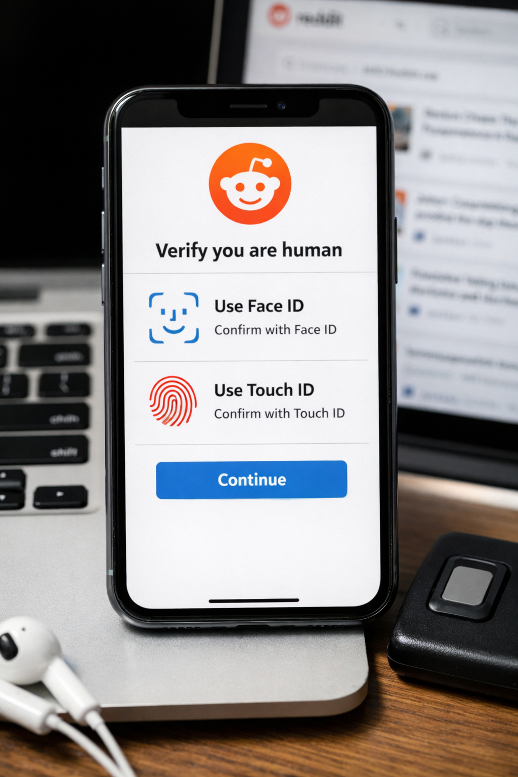 Reddit considers Face ID and Touch ID to verify users