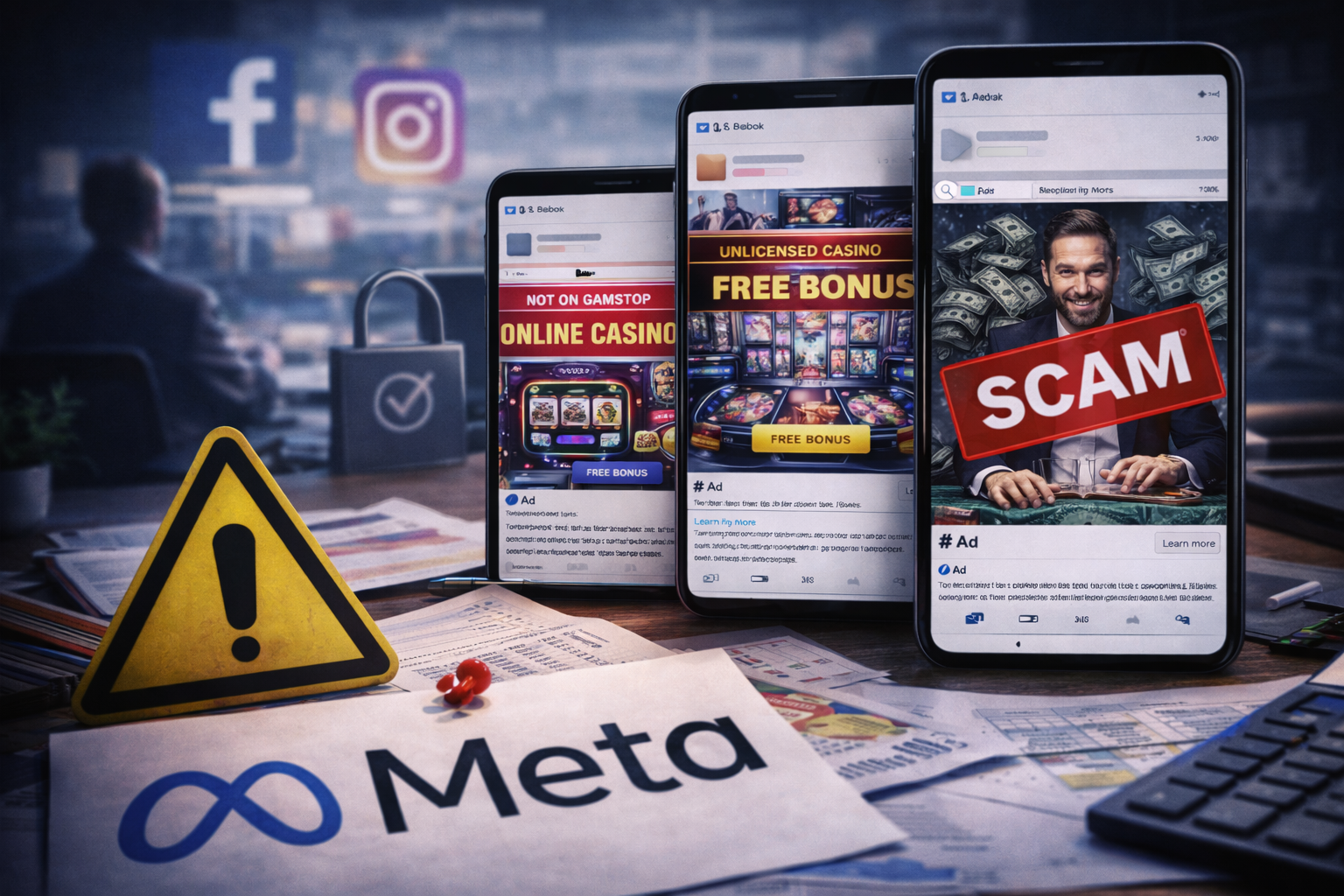 L’ente regolatore afferma che Meta sta “chiudendo un occhio” mentre le pubblicità truffa circolano sulle sue piattaforme