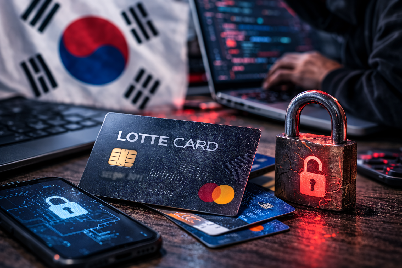 Coreia do Sul multa Lotte Card em 6,5 milhões de dólares após violação de dados