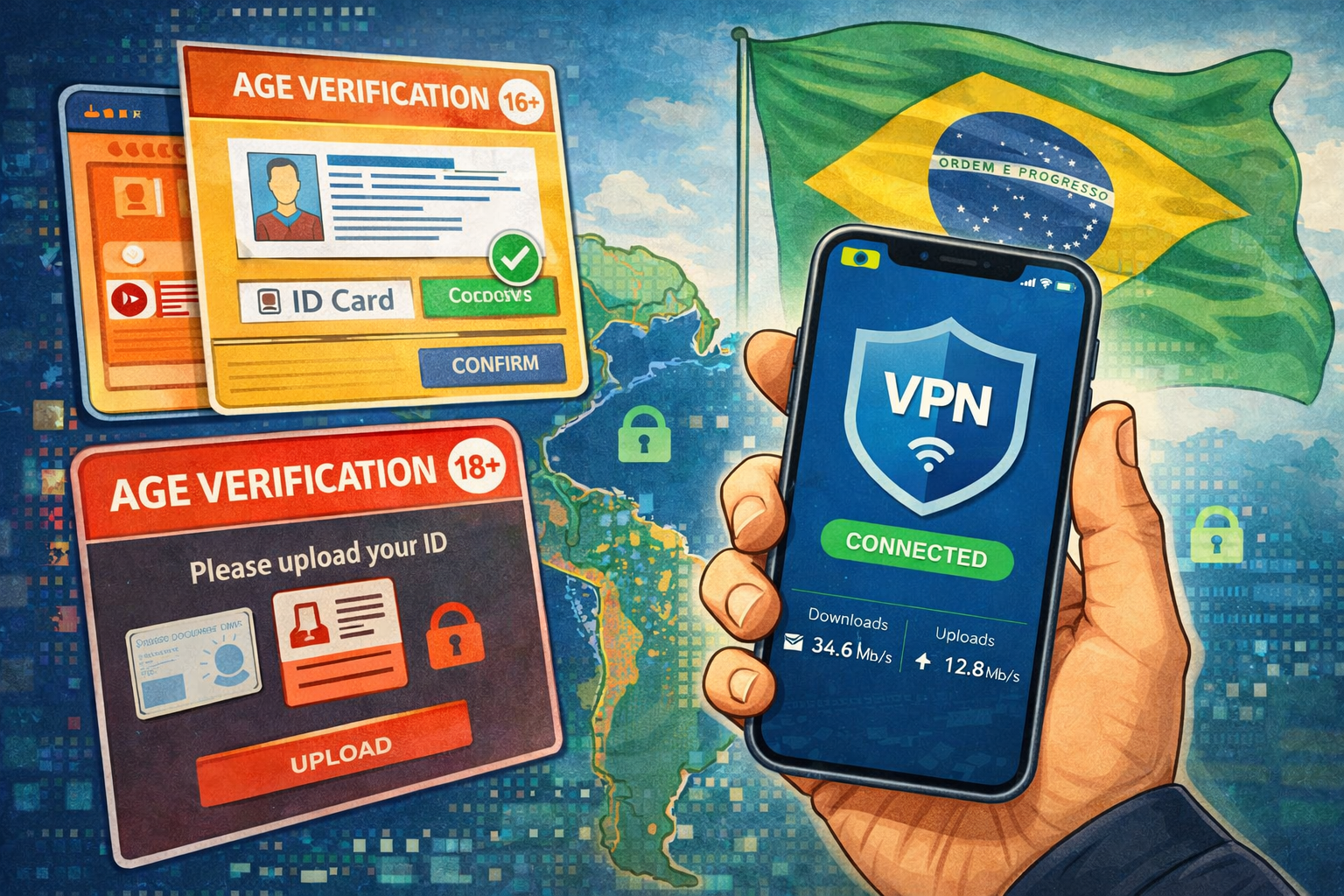 VPN use rises in Brazil after age verification law takes effect