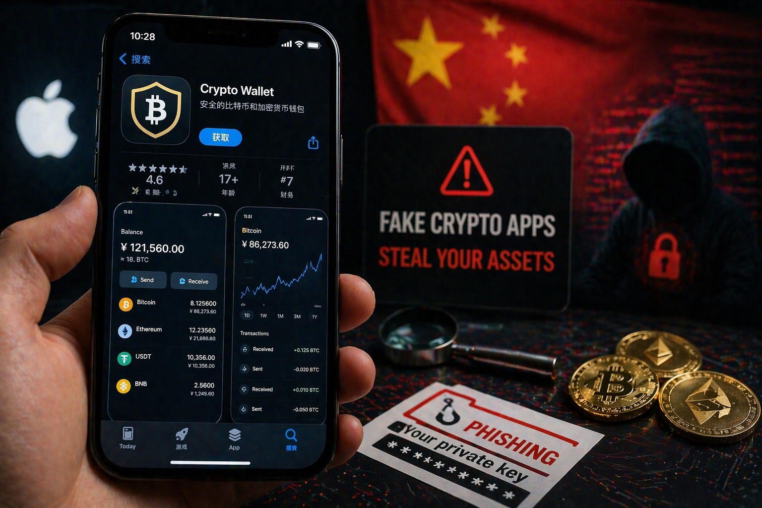 App criptocrita false scoperte nell’App Store cinese di Apple, secondo un rapporto
