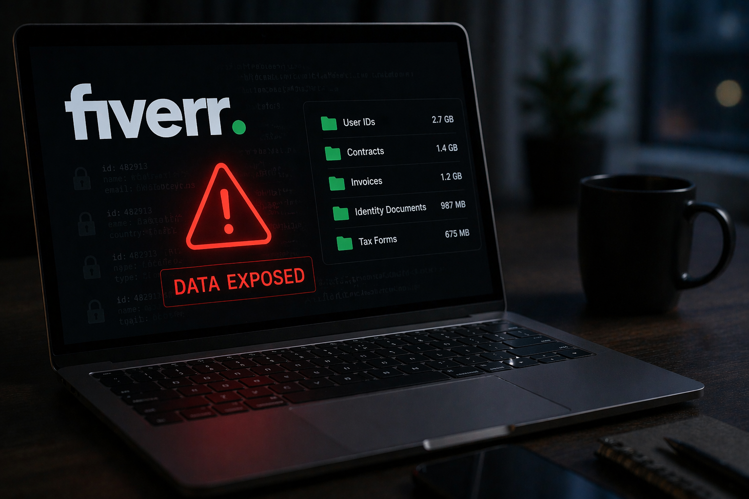 Экспозиция данных Fiverr выявляет пользовательские документы через публичные ссылки