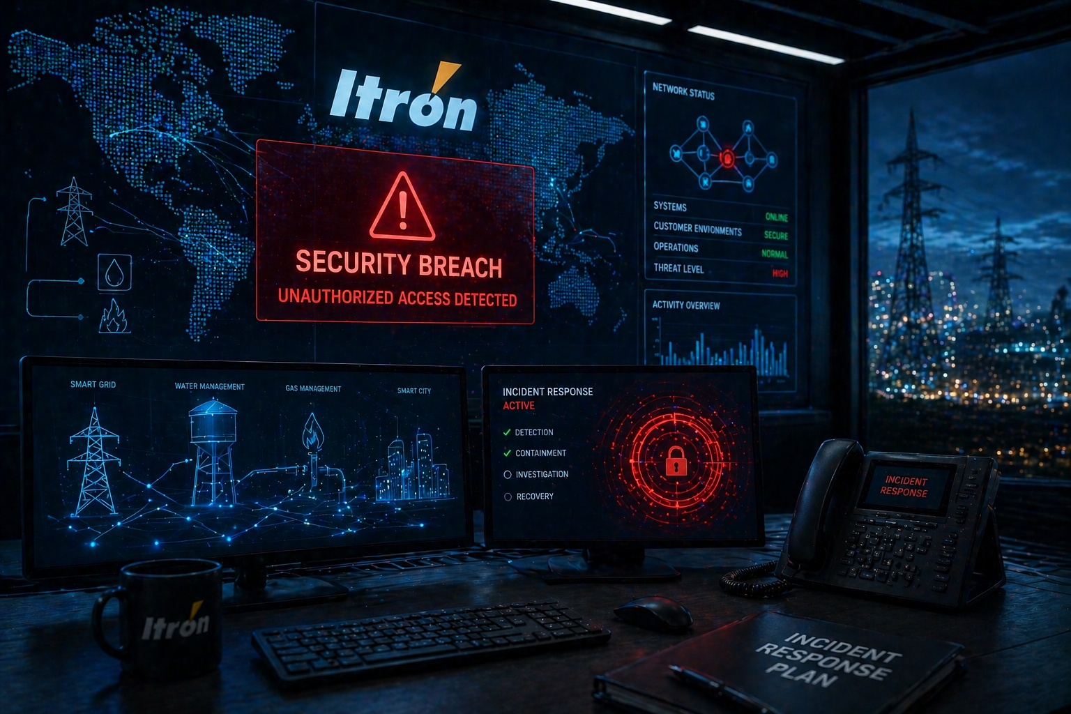 Itron offenbart Netzwerkverletzungen nach unbefugtem Zugriff auf interne Systeme