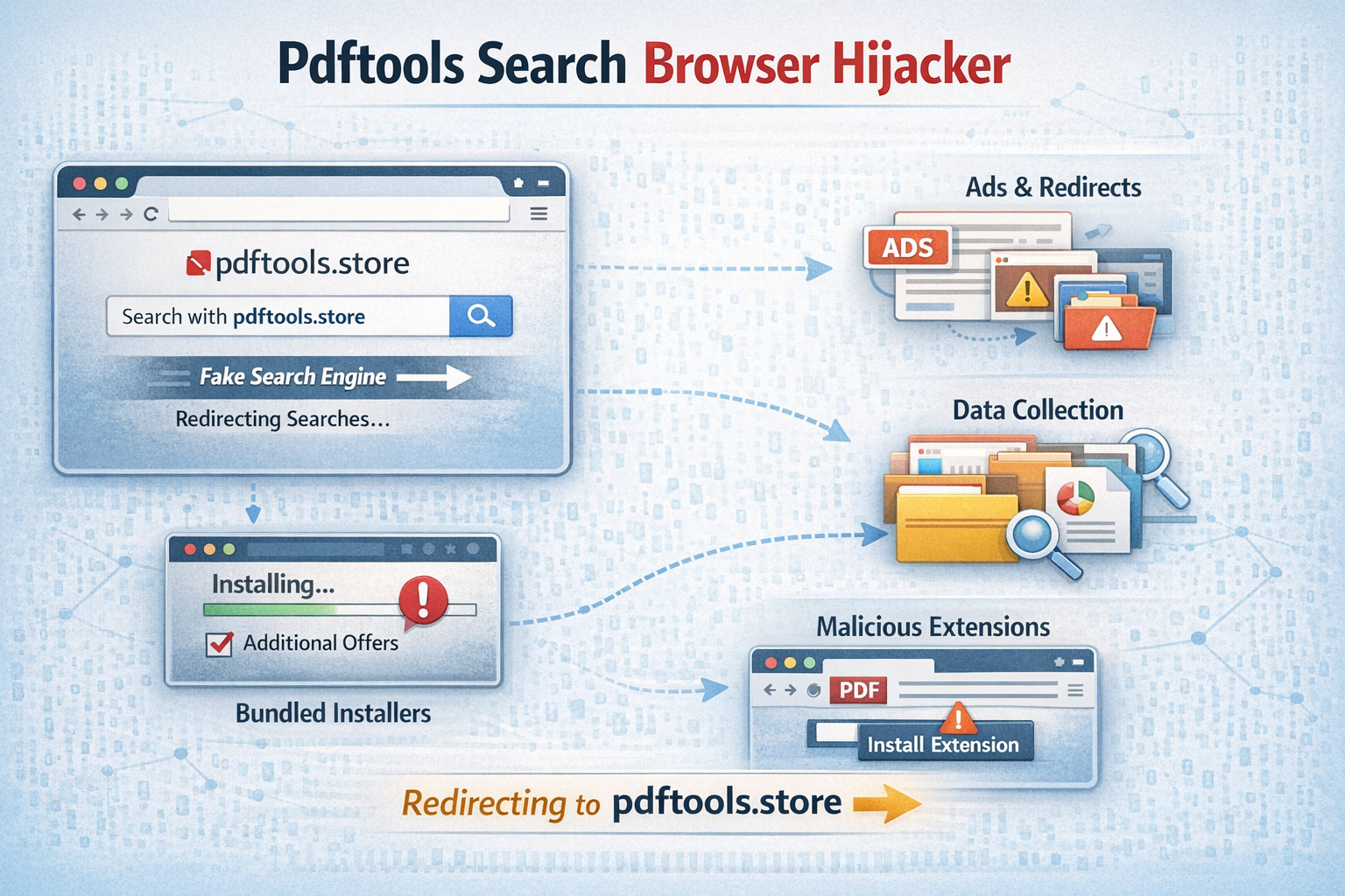 Remover Pdftools Search sequestrador de navegador