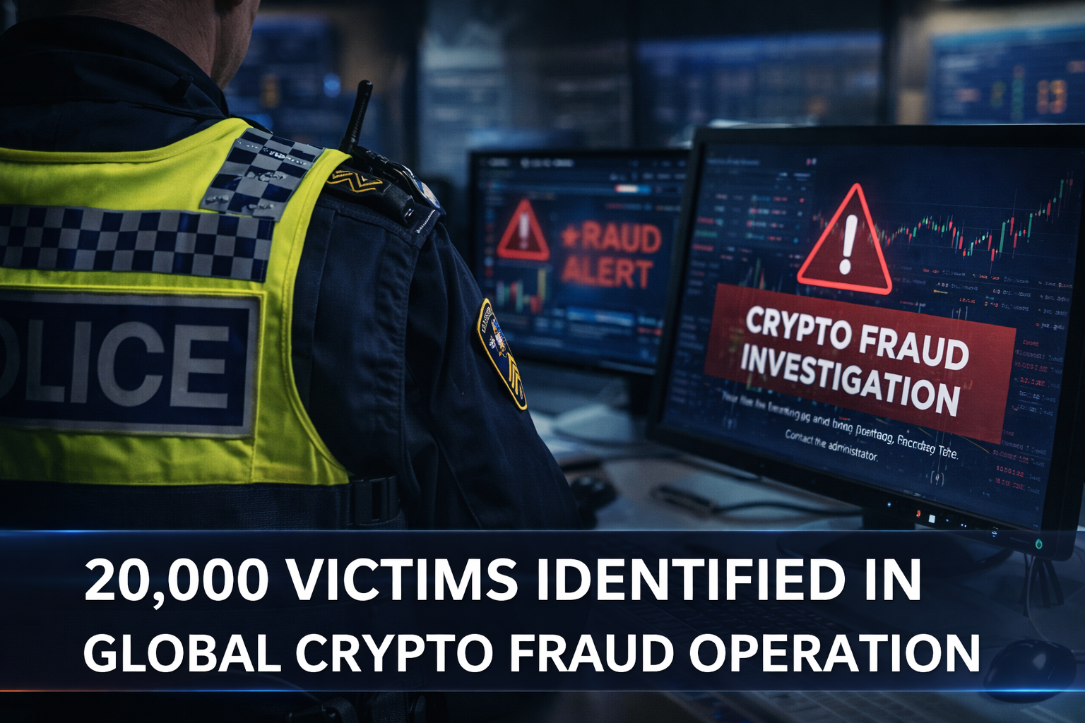 La polizia identifica 20.000 vittime in un’operazione globale di frode crypto