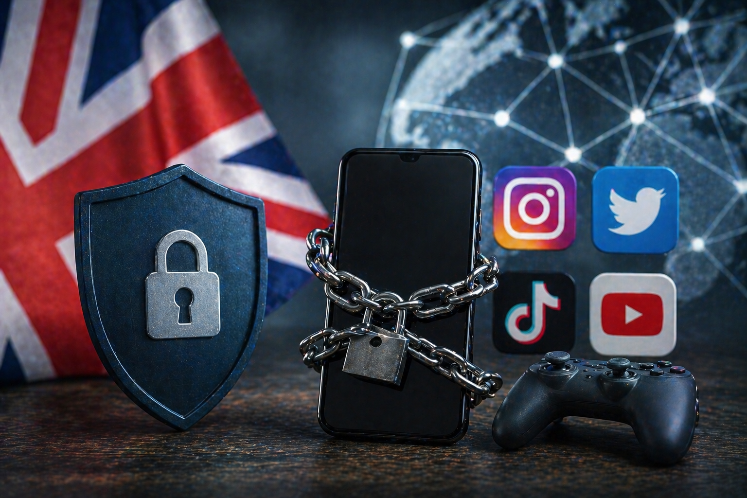 O Reino Unido avança para restrições obrigatórias nas redes sociais para menores de 16 anos, em meio a crescentes preocupações com a segurança