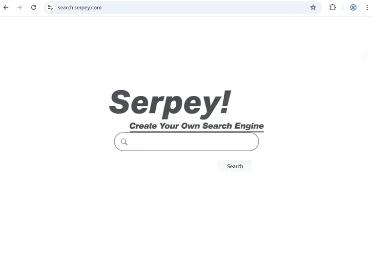 Supprimer le pirate de l’air du navigateur de recherche Serpey
