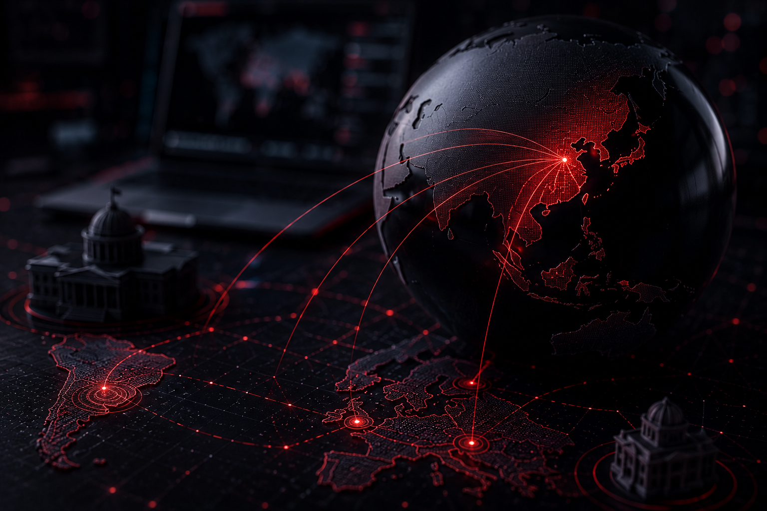 Hackers ligados à China miram governos na América do Sul e Europa com arsenal de malware em evolução