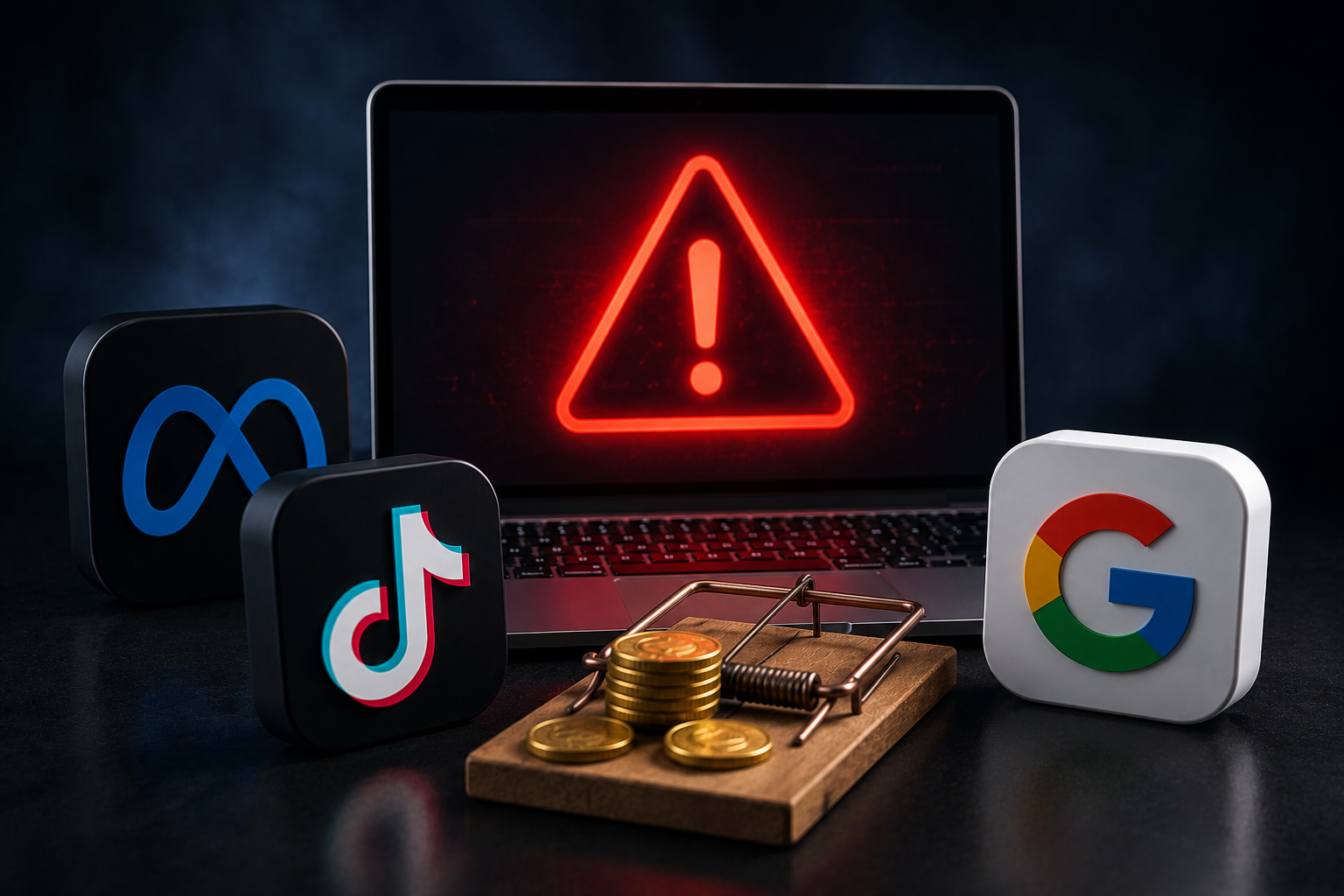 Meta, TikTok, and Google Accused of Leaving Hundreds of Scam Ads Online in Europe