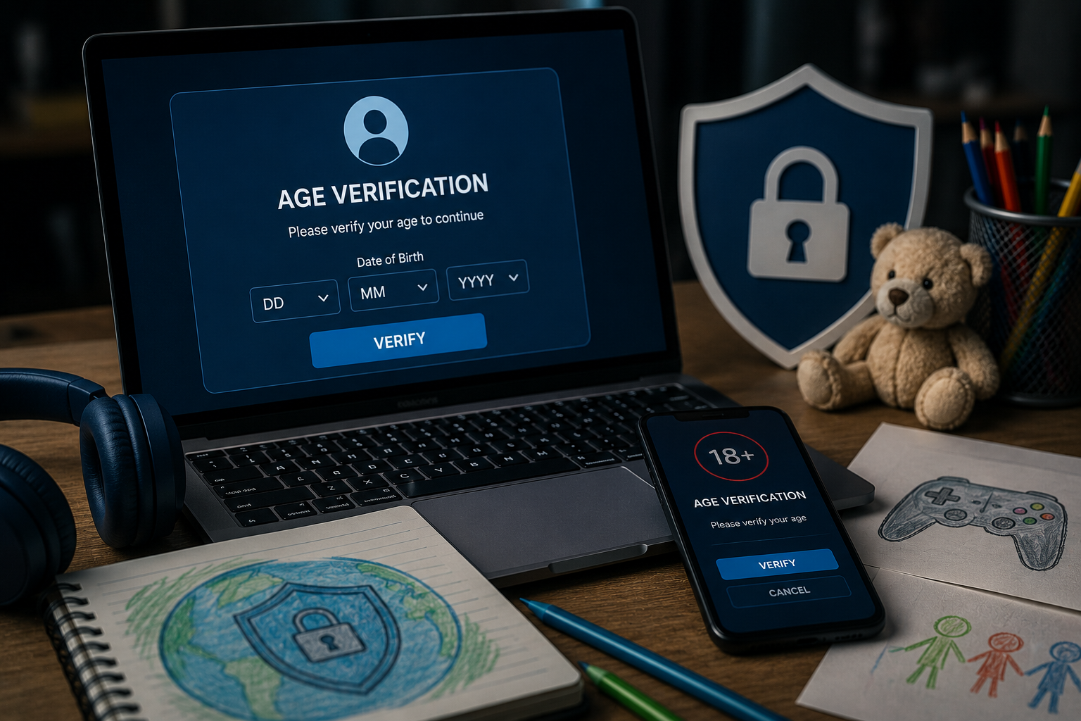 UK age verification systems failing as children bypass online safety checks with VPNs and fake identities