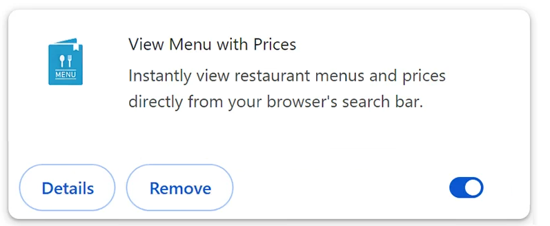 Eliminar viewmenuprices.com redirect