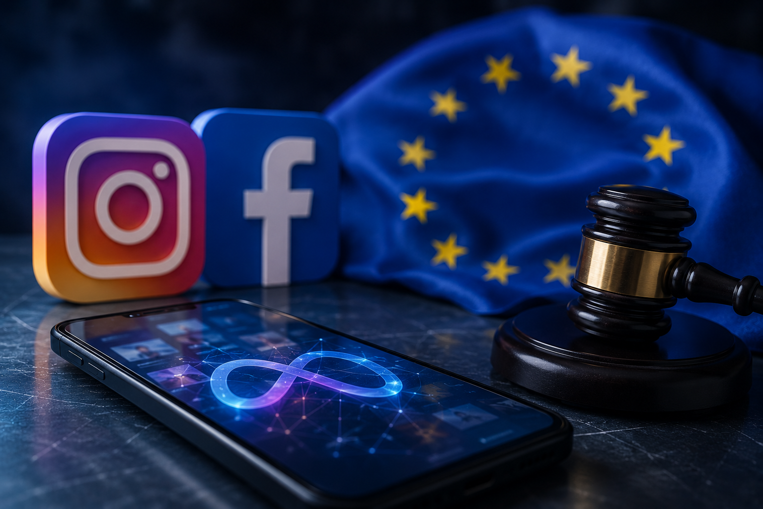 Die EU wirft Meta vor, gegen digitale Regeln im Zusammenhang mit Facebook und Instagram verstoßen zu haben