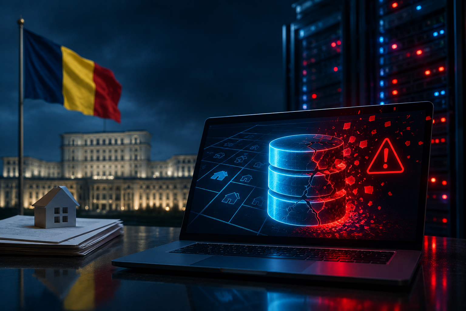 Hacker cancella il database del catasquadro rumeno dopo aver sfruttato le credenziali esposte
