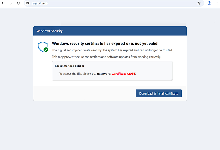 Remove “Windows Security Certificate Expired/Invalid” pop-up scam