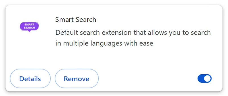 Удалить Smart Search захватчика браузера