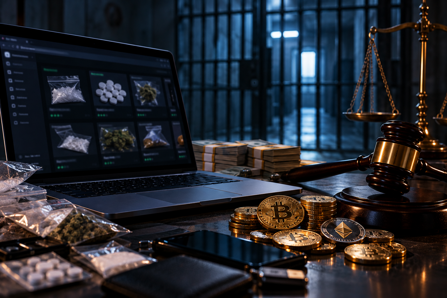 Operador del Empire Market condenado a 40 años por un mercado de la dark web valorado en 430 millones de dólares
