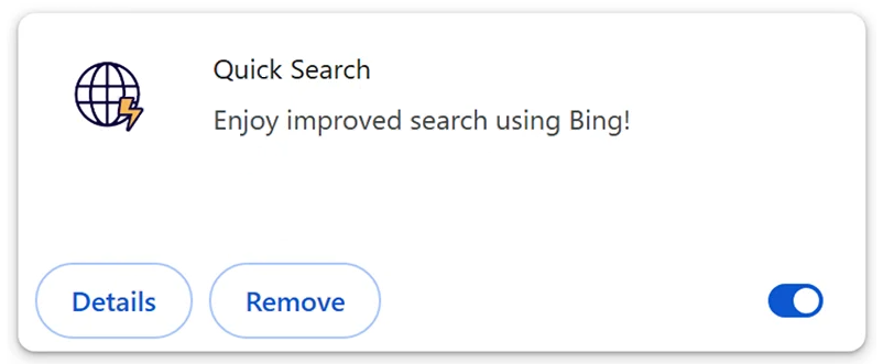 Supprimer Quick Search le pirate de navigateur